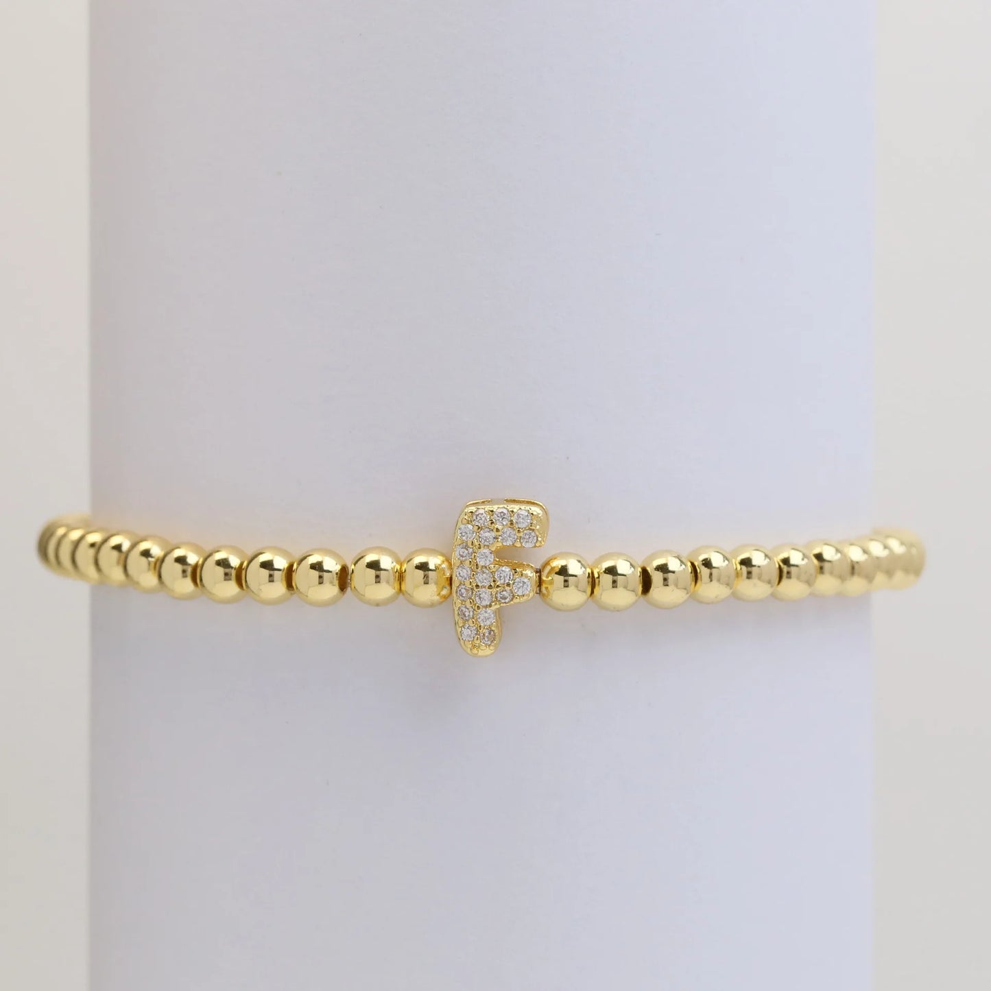 Classic Fashion Zircon Letter Charm Women Bracelet Luxury A-Z Initials Adjustable Chain Bracelet For Women Jewelry Gift