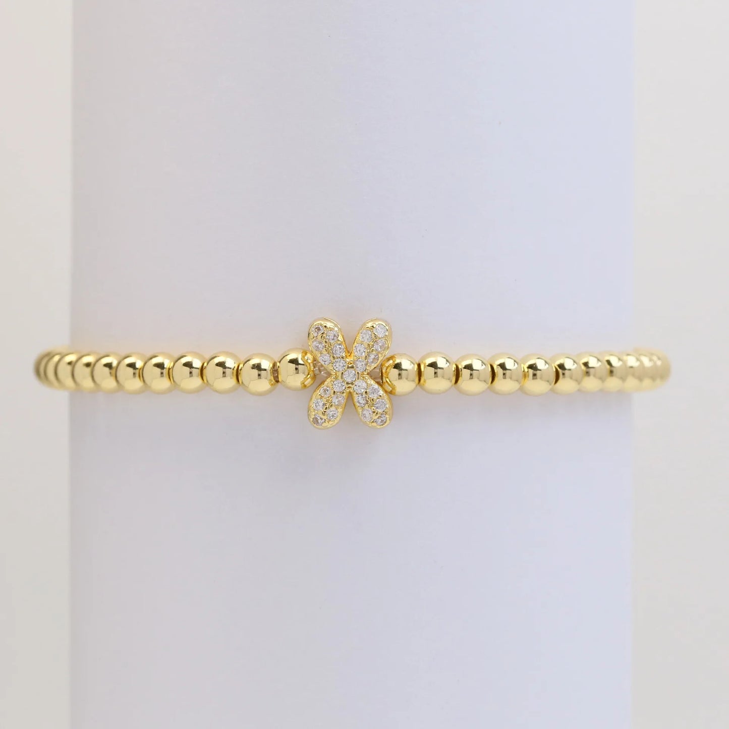 Classic Fashion Zircon Letter Charm Women Bracelet Luxury A-Z Initials Adjustable Chain Bracelet For Women Jewelry Gift