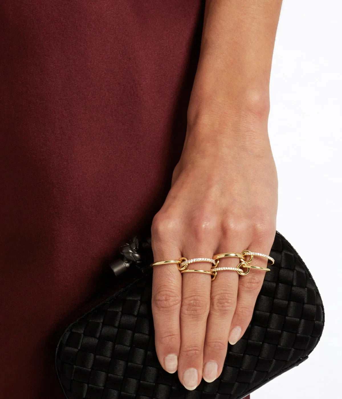 Stacking Engagement Band Rings For Women Plain Micro Paved 5A CZ Mix Color Multi Pieces Stack Full Finger Jewelry